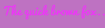 Image with Font Color EB38F5 and Background Color BE72C2